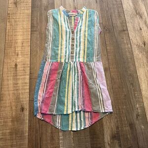 The Odells 4/5 Multicolored Striped Short Dress Anthropologie girls